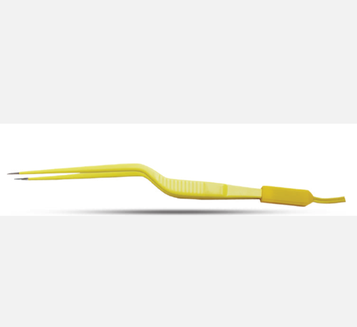 20cm Bayonet Bipolar Forceps 1.0mm Tip With Cable - Valleylab Plug Ref: 01-110V-20010